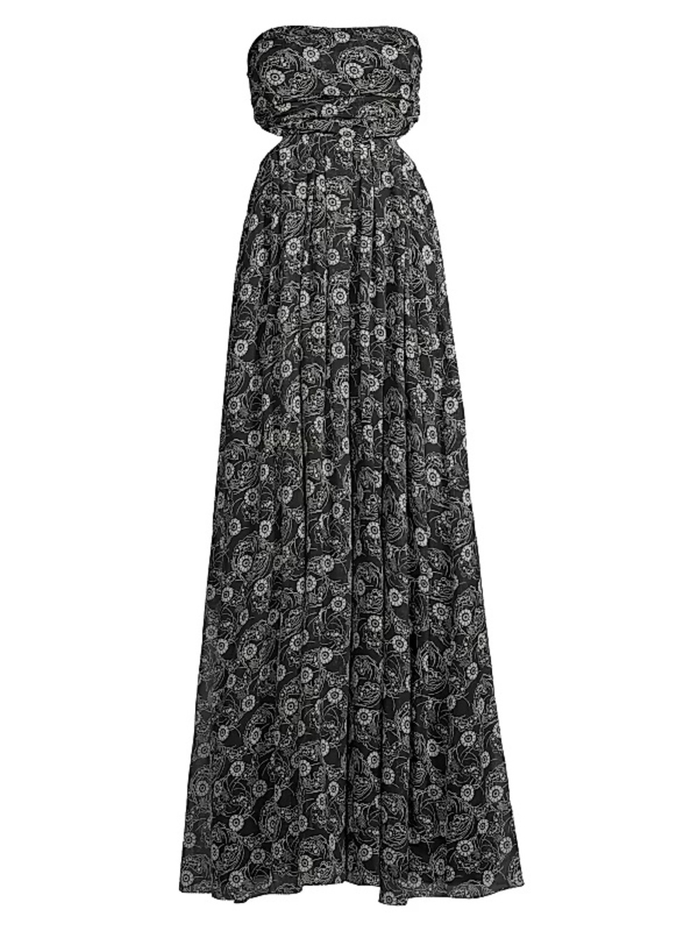Rebecca Taylor Monarch Fleur Cutout Maxi Dress